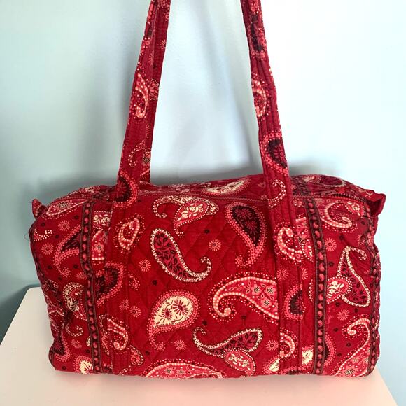 Vera Bradley Weekender Duffle Bag in Mesa Red - Picture 2 of 6